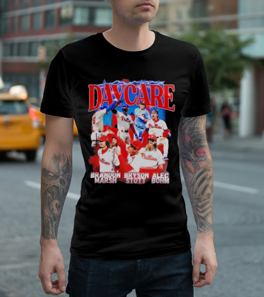 Daycare Philadelphia Phillies Brandon Marsh Bryson Stott Alec Bohm T-Shirt