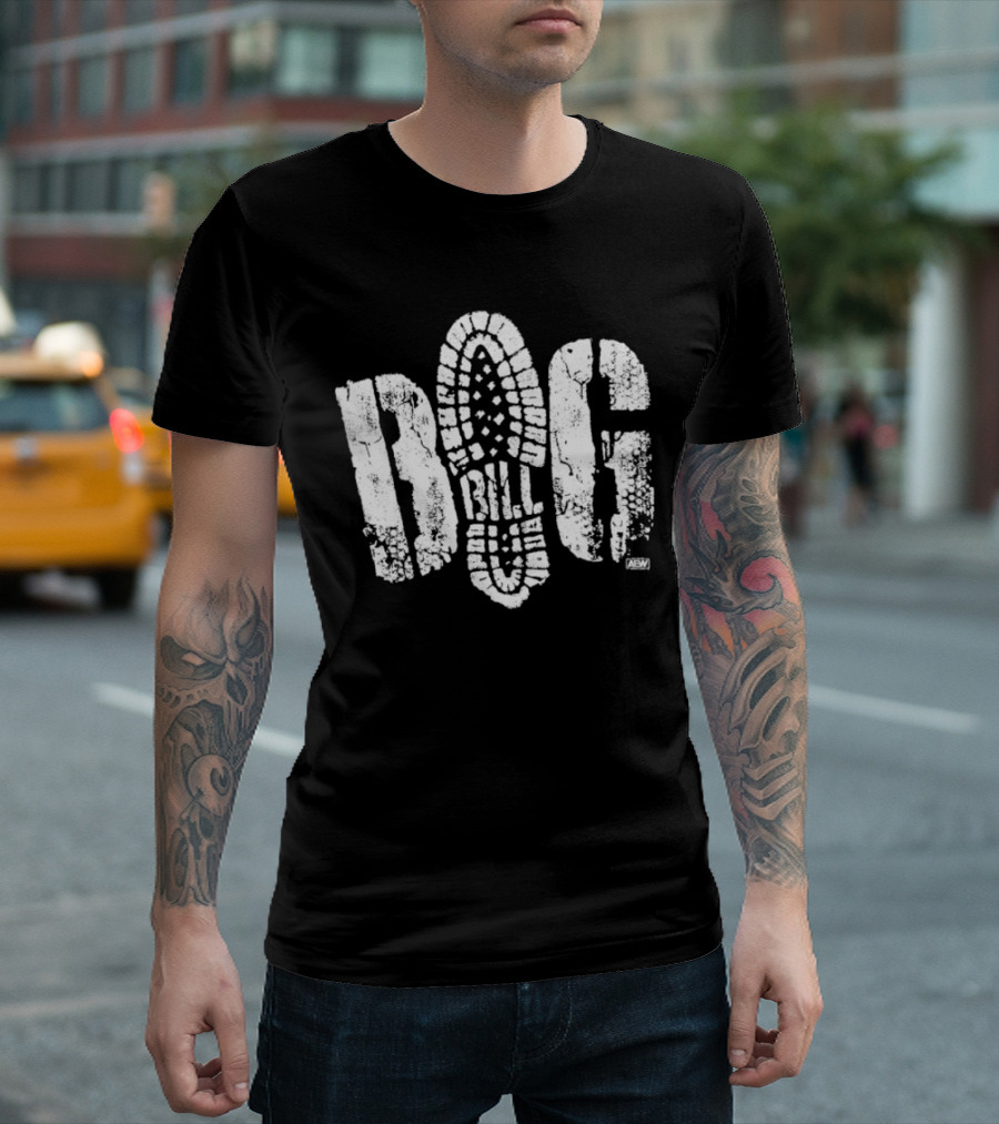Big Bill AEW Boot Stomp Print T-Shirt