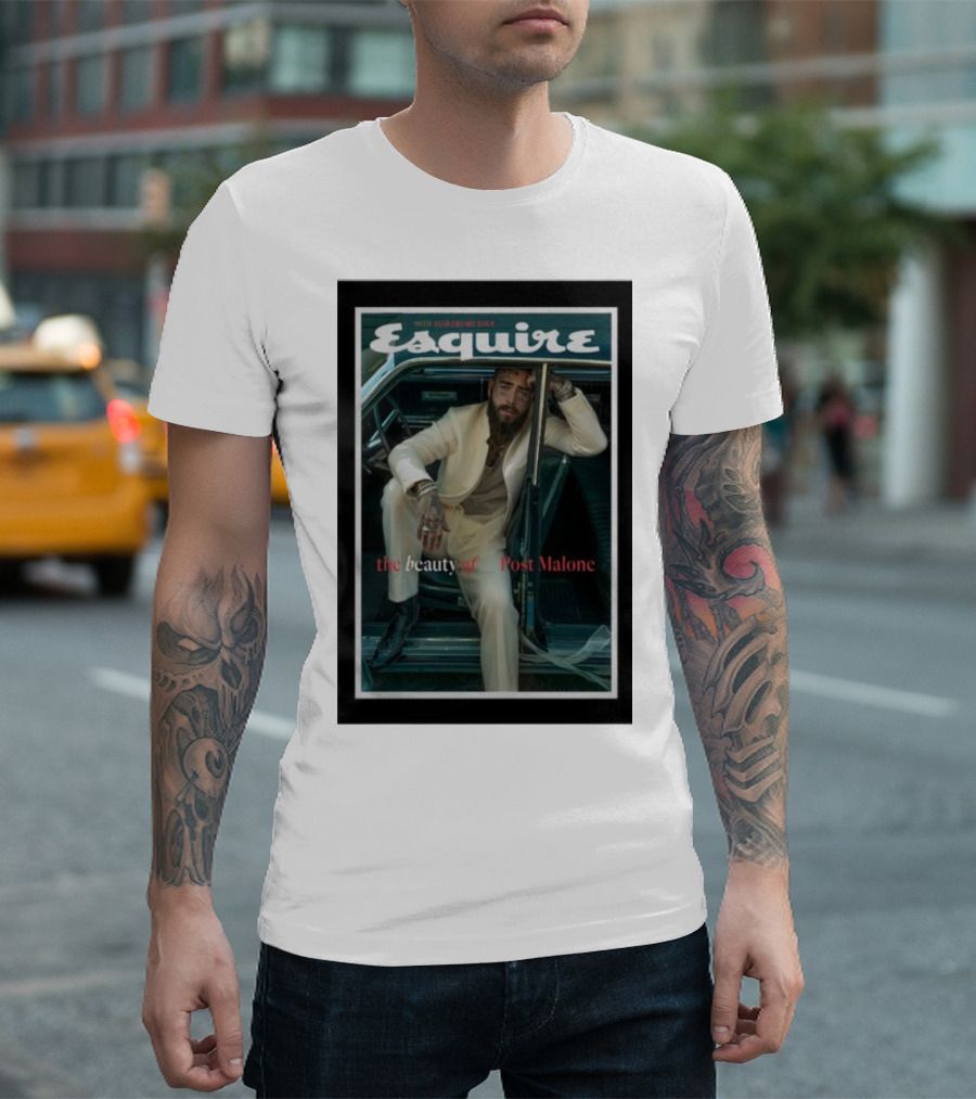 Esquire 90th Anniversary Issue The Beauty Of Post Malone T-Shirt