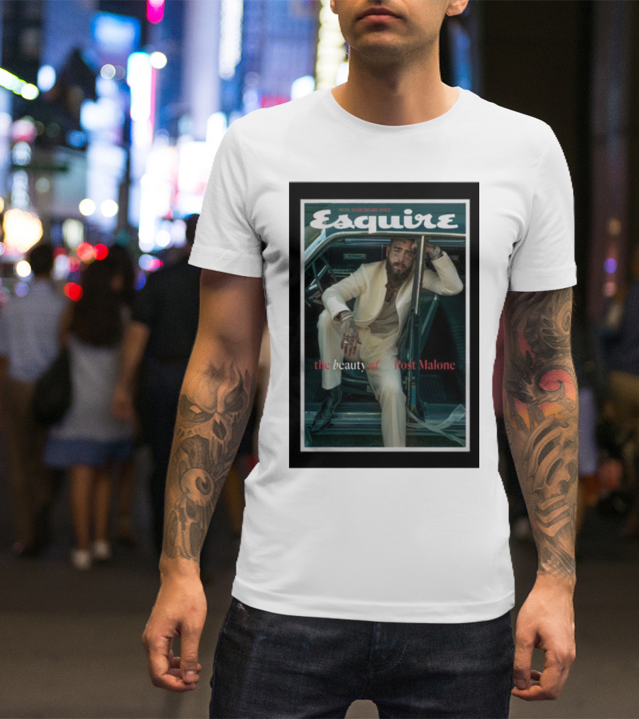 Esquire 90th Anniversary Issue The Beauty Of Post Malone T-Shirt