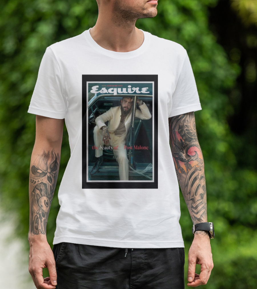 Esquire 90th Anniversary Issue The Beauty Of Post Malone T-Shirt