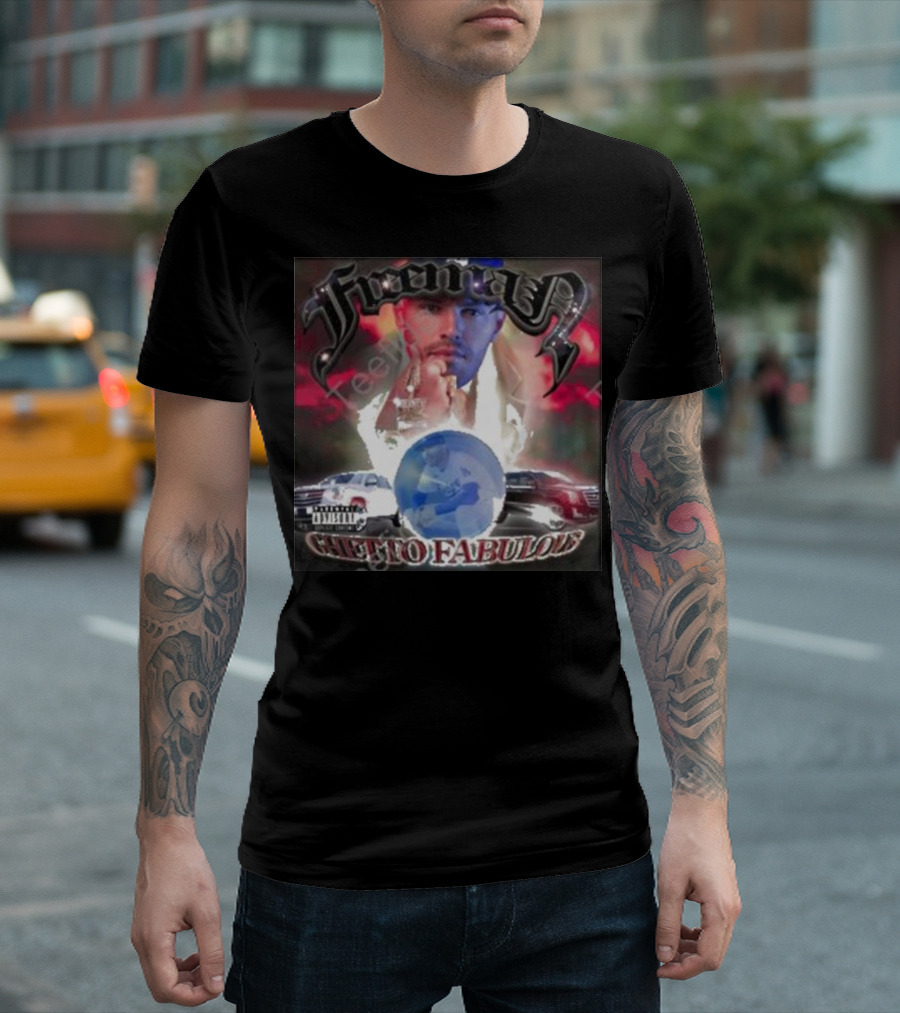 Freeman Ghetto Fabulous With Cars T-Shirt