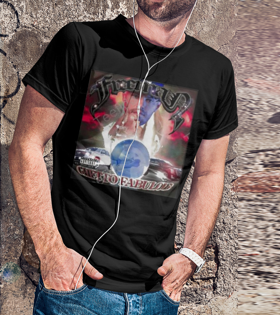 Freeman Ghetto Fabulous With Cars T-Shirt