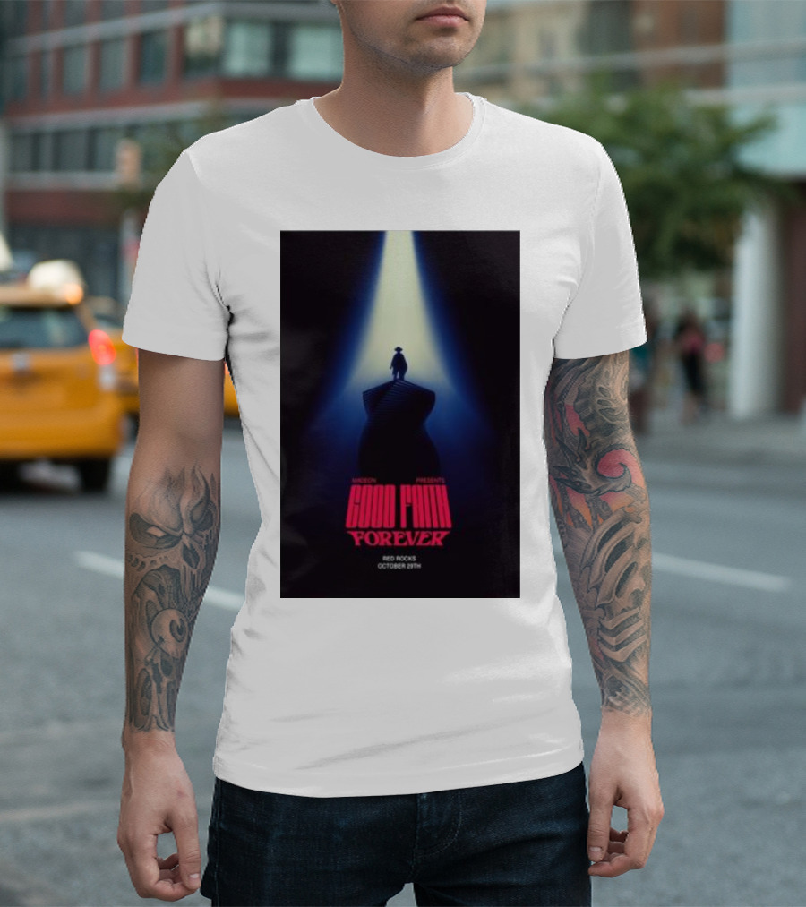 Madeon Presents Good Faith Forever Red Rocks October 29th T-Shirt