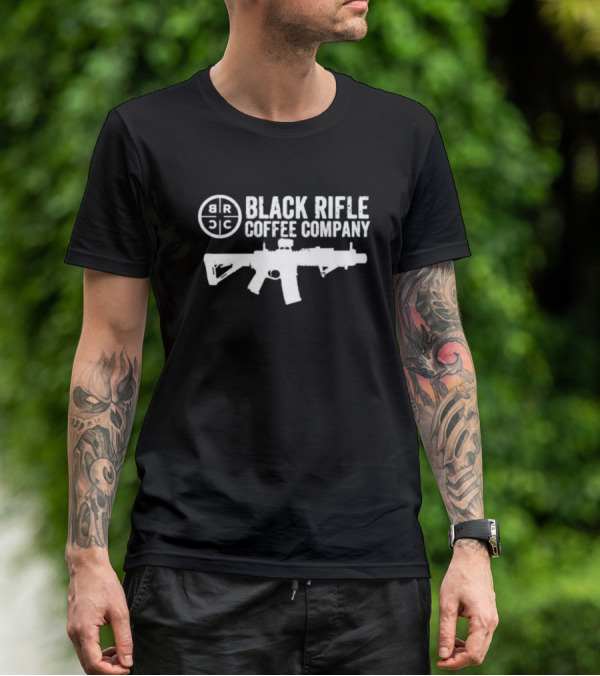 Steven Crowder BRCC Black Rifle Coffee Company Gun T-Shirt
