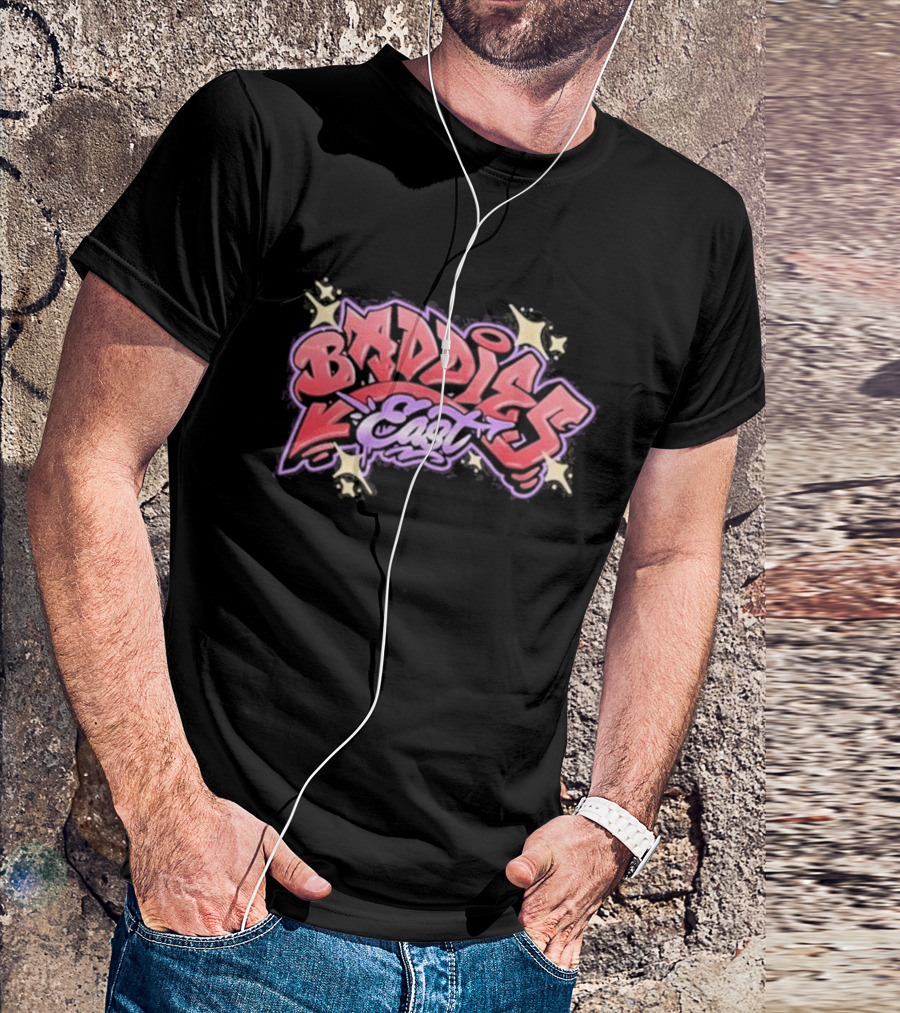 Baddies East Graffiti Stars T-Shirt