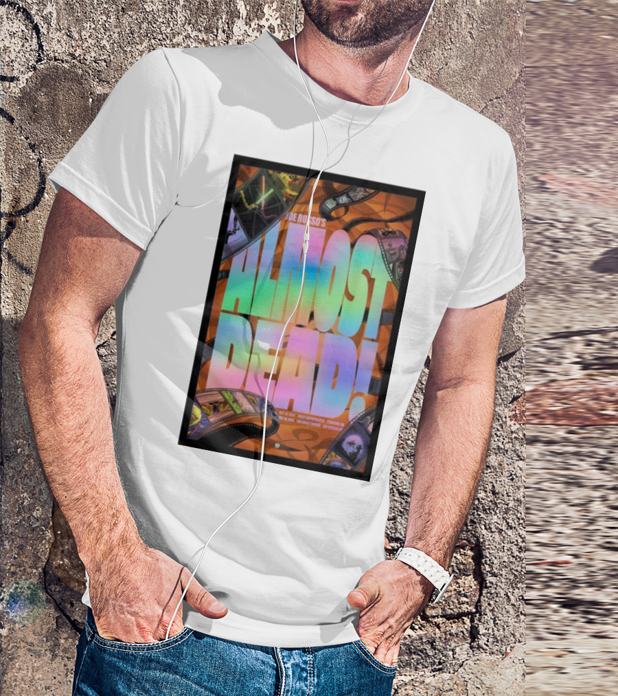 Joe Russo's Almost Dead Colorful Film Strip October 14 Concert T-Shirt