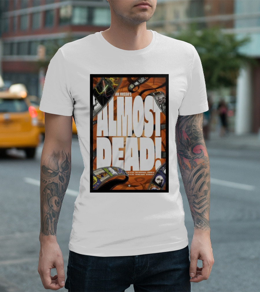 Joe Russo's Almost Dead Movie Reel T-Shirt