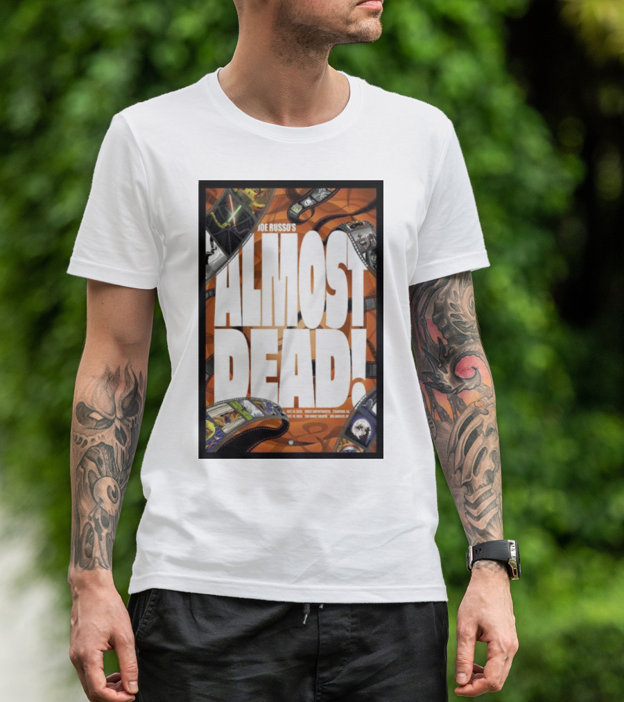 Joe Russo's Almost Dead Movie Reel T-Shirt