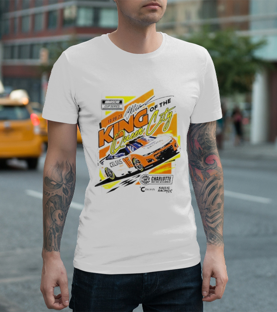 NASCAR Cup Series Charlotte Motor Speedway 10.08.23 King of the Queen City Celsius Kaulig Racing T-Shirt