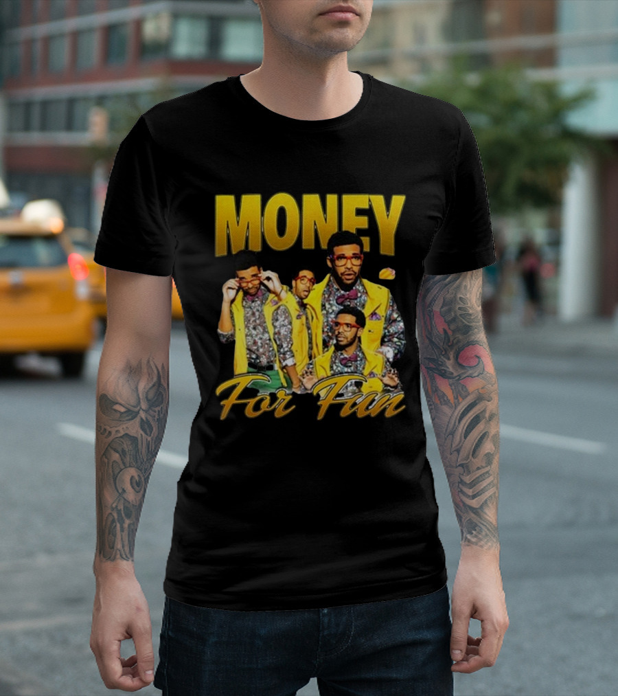 Memeabletees Money For Fun Drake T-Shirt