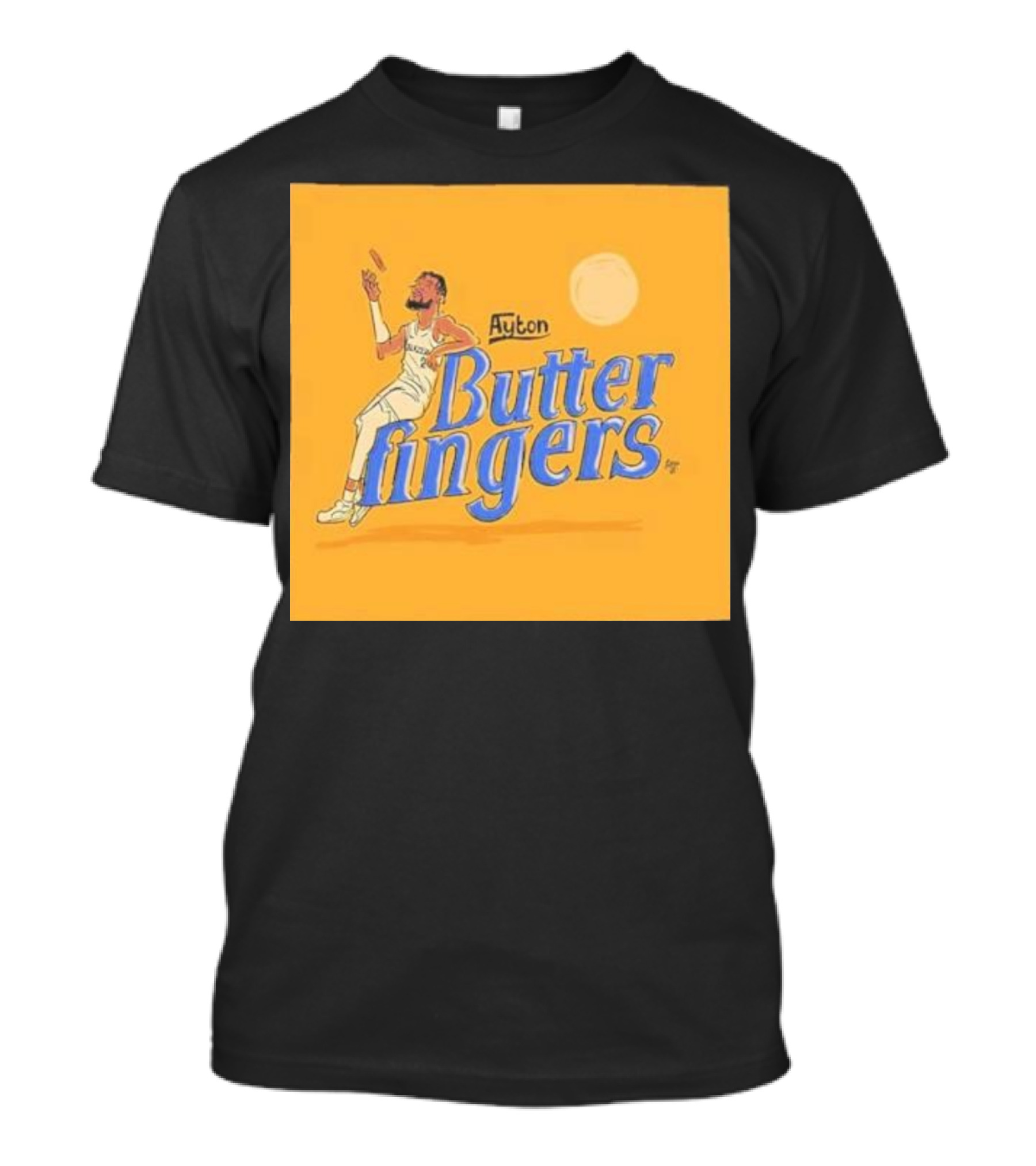 Phoenix Suns Ayton Butter Fingers Basketball Suns Ball T-Shirt