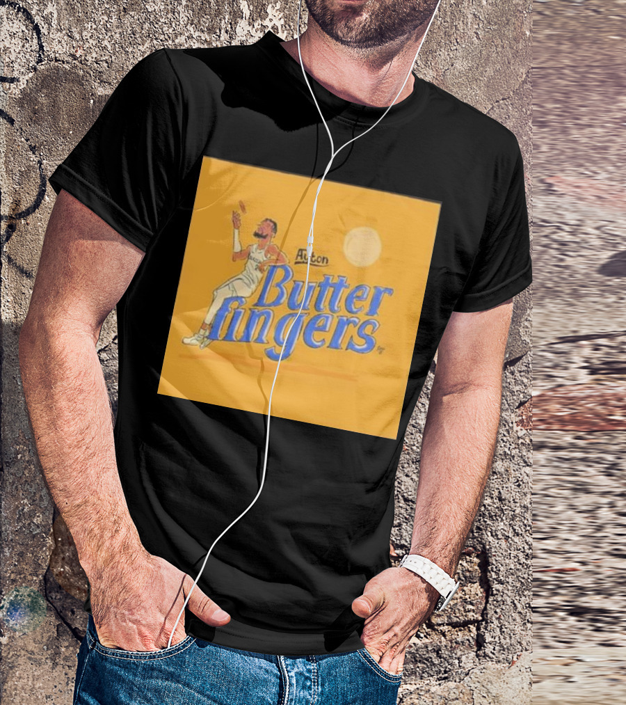 Phoenix Suns Ayton Butter Fingers Basketball Suns Ball T-Shirt