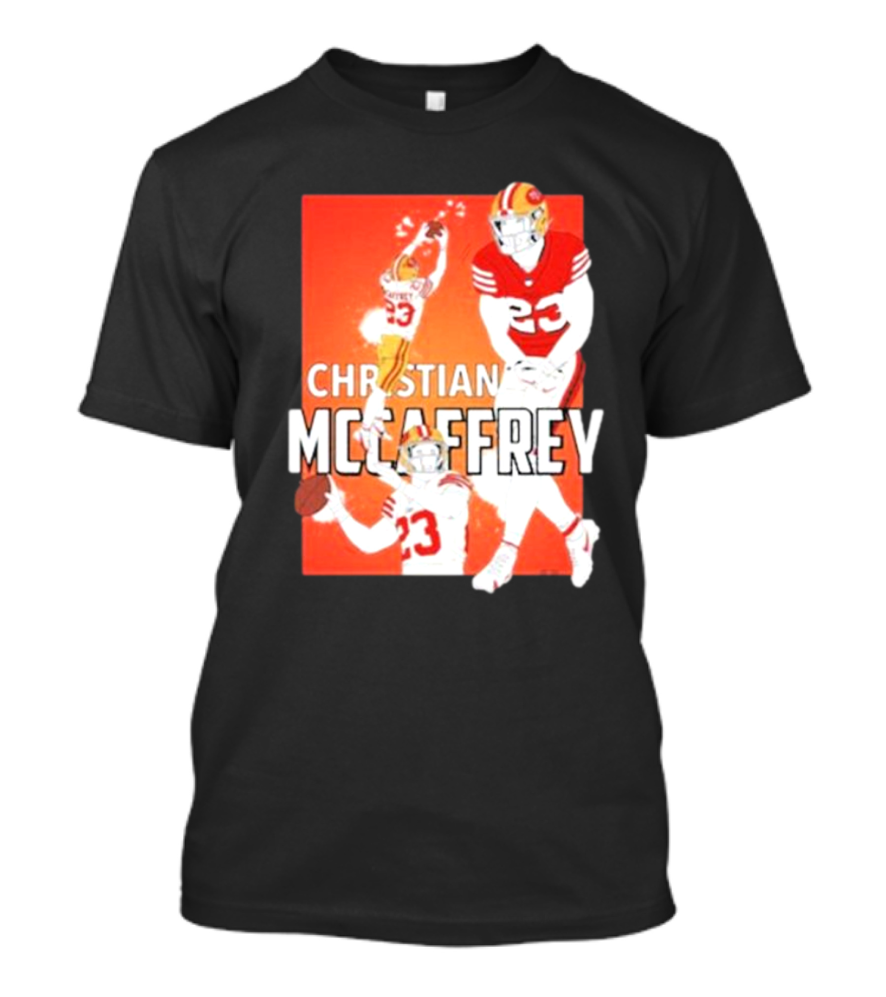 Christian McCaffrey 23 Football Highlights T-Shirt