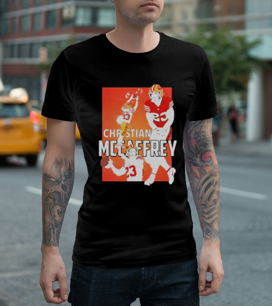 Christian McCaffrey 23 Football Highlights T-Shirt