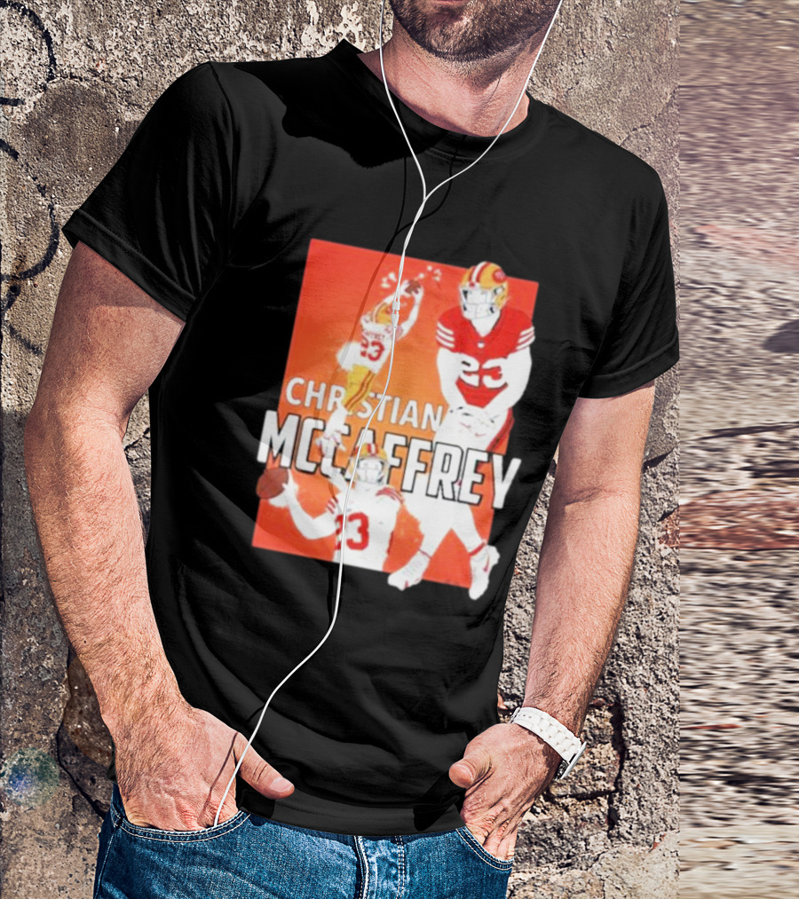 Christian McCaffrey 23 Football Highlights T-Shirt