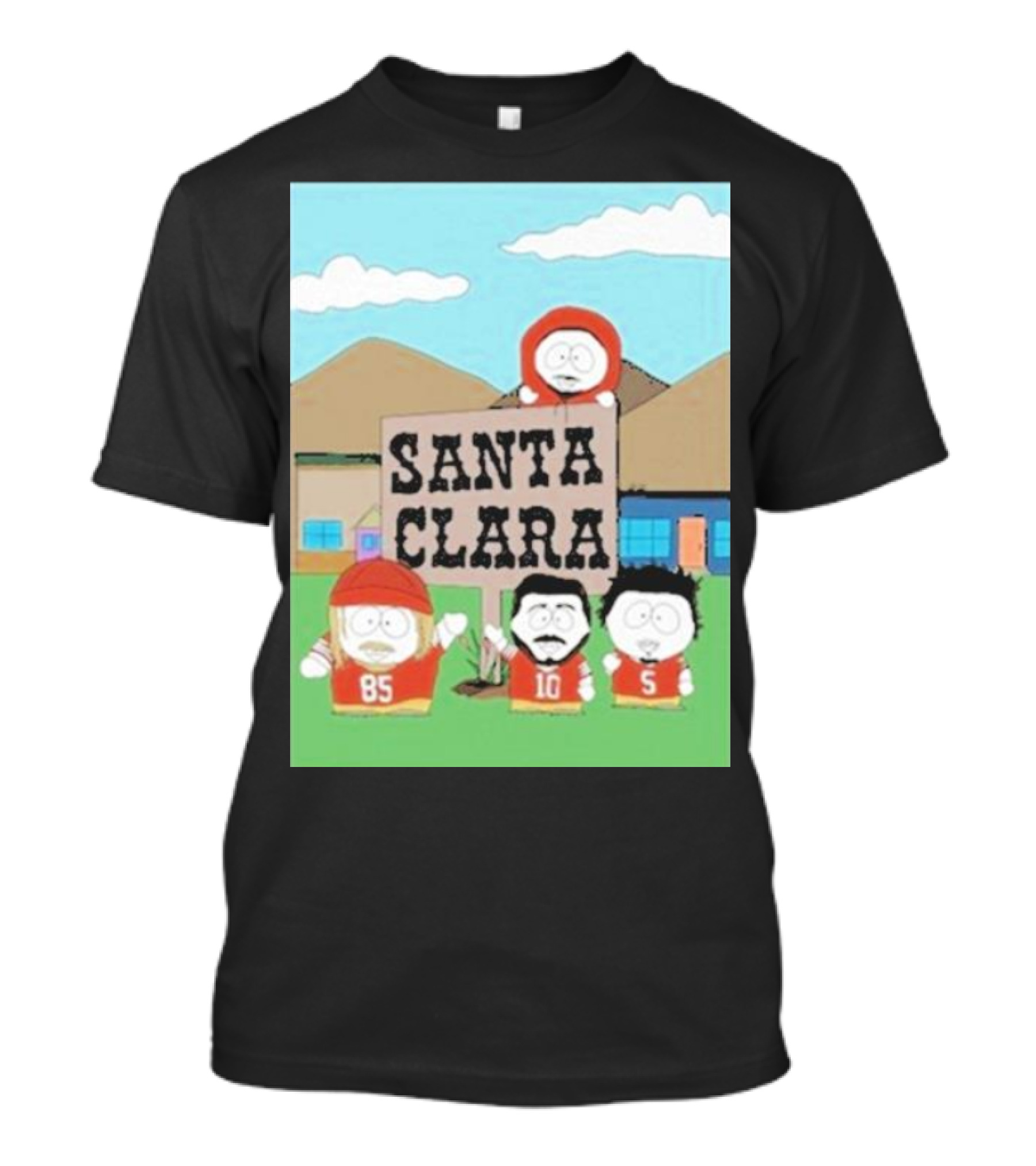 Santa Clara Day 147 South Park Football T-Shirt