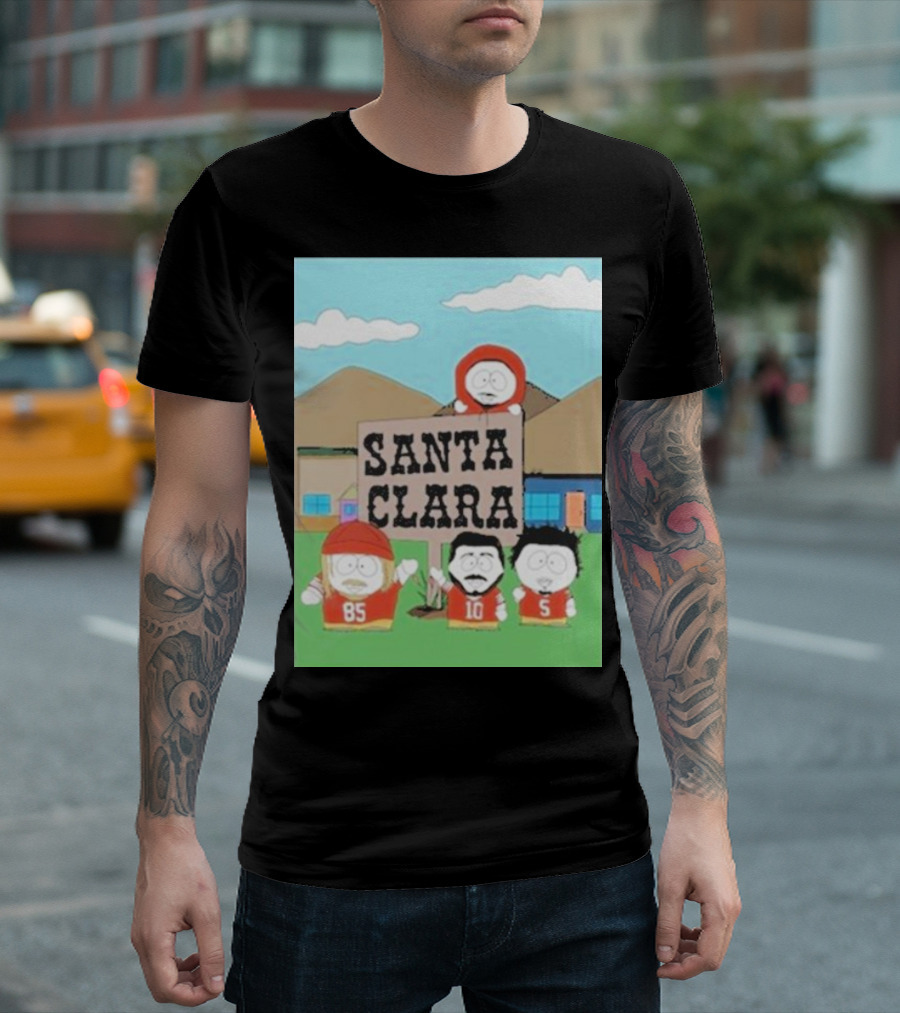 Santa Clara Day 147 South Park Football T-Shirt
