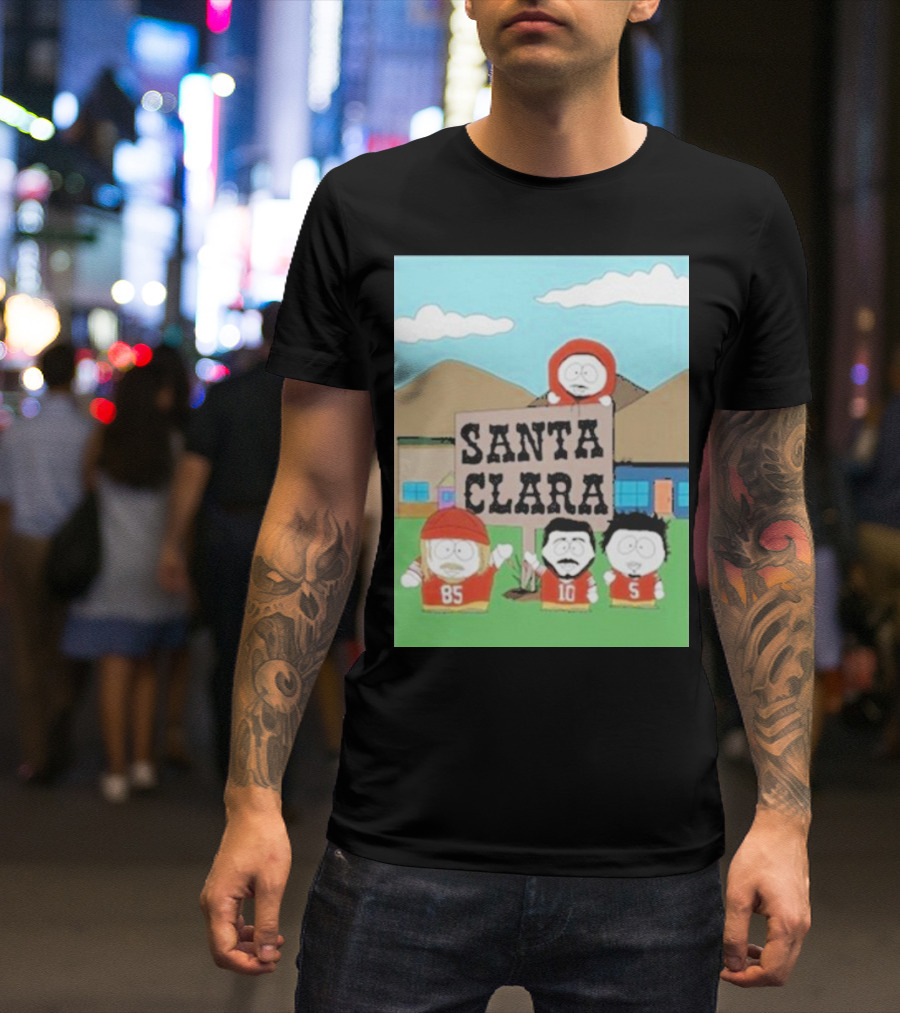 Santa Clara Day 147 South Park Football T-Shirt