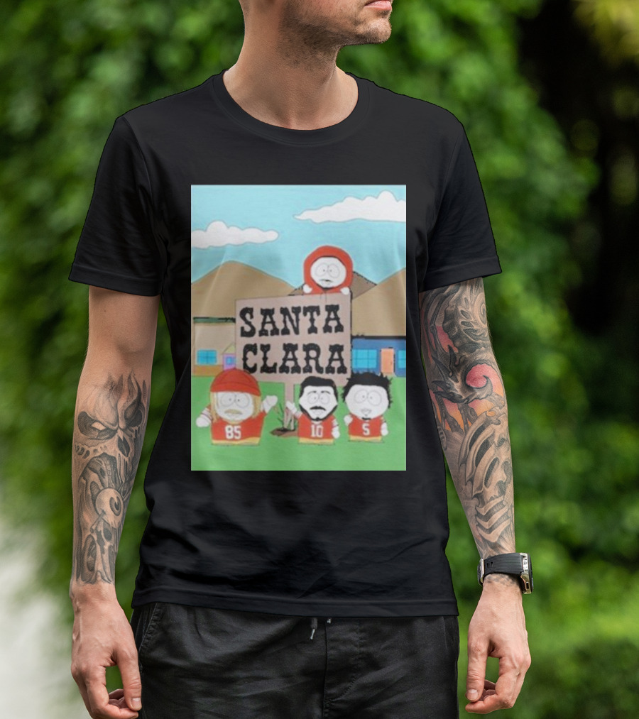 Santa Clara Day 147 South Park Football T-Shirt