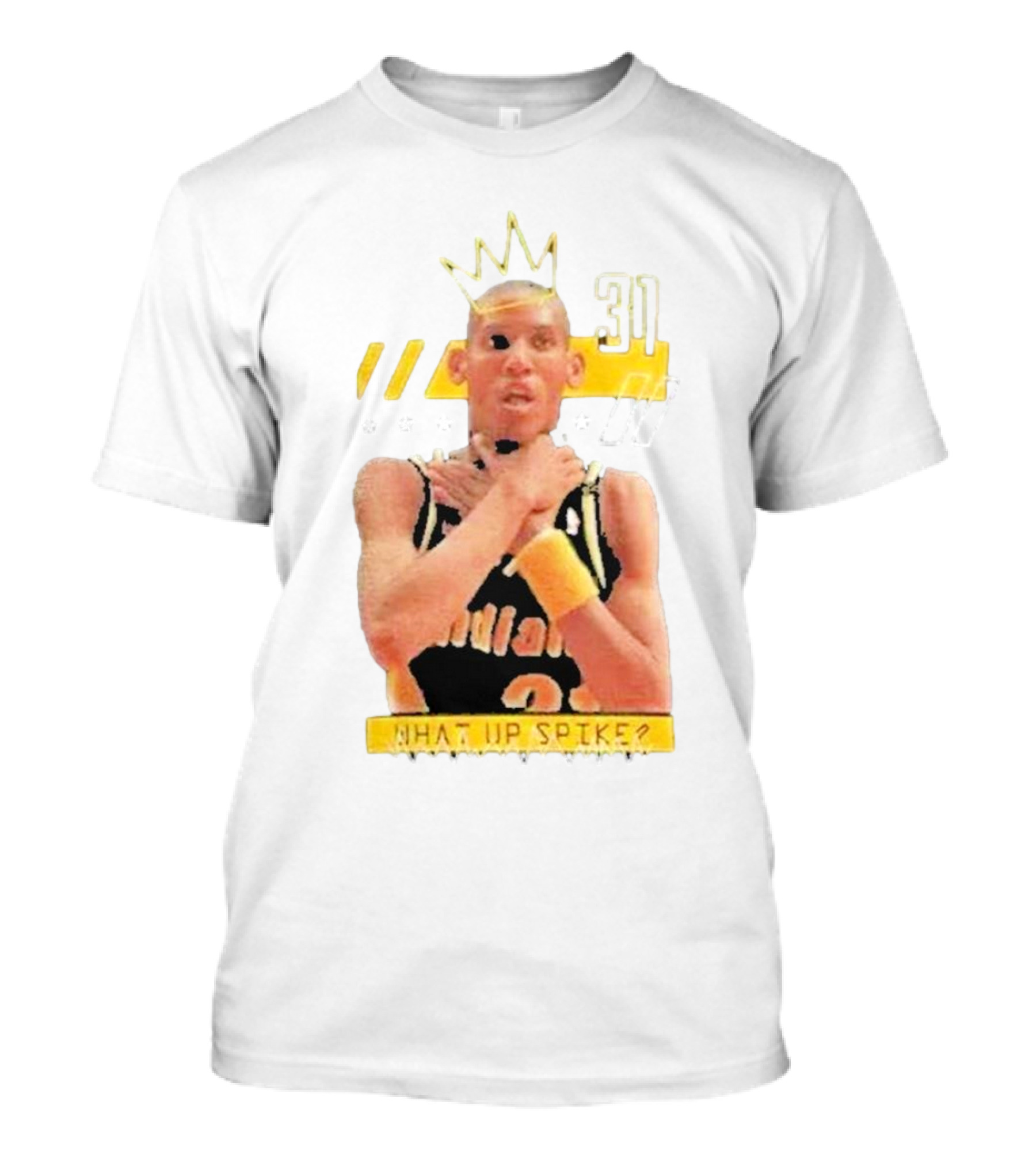 Reggie Miller What Up Spike Choke 31 Basketball T-Shirt