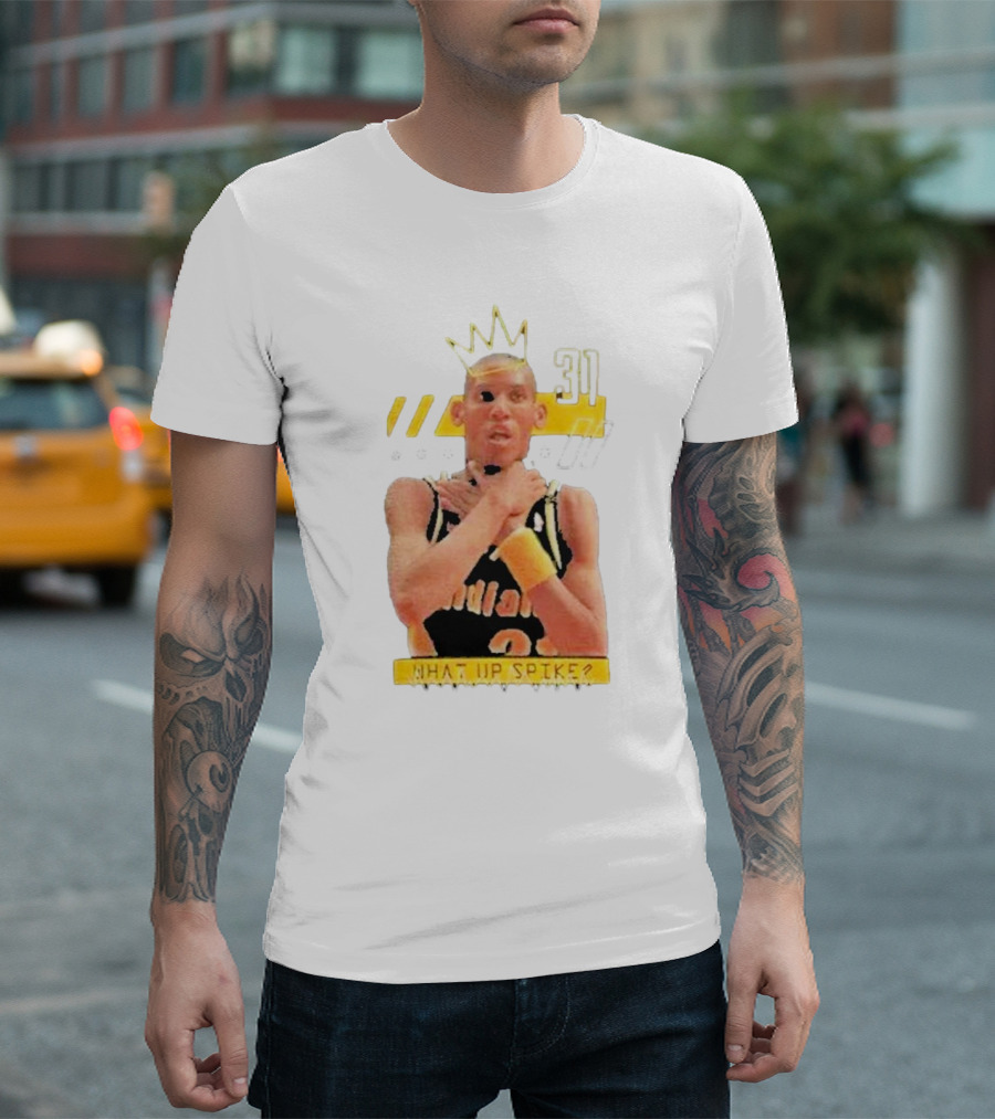 Reggie Miller What Up Spike Choke 31 Basketball T-Shirt