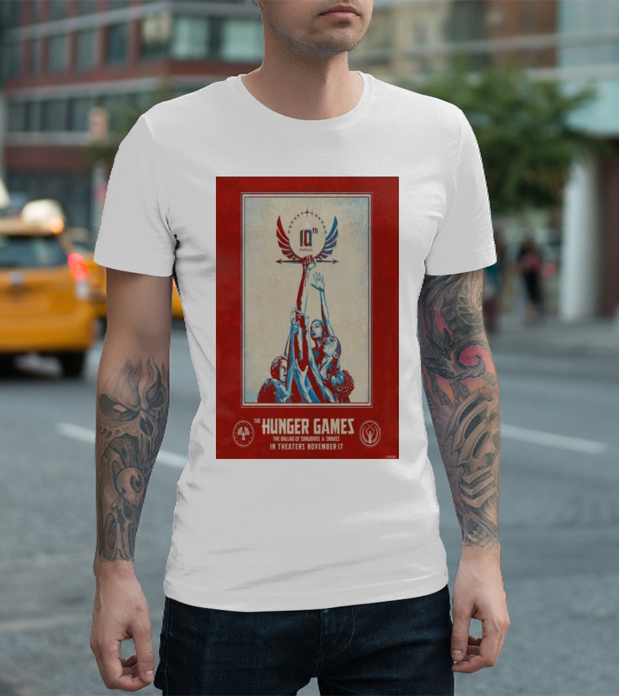 The Hunger Games The Ballad of Songbirds and Snakes 10th Annual In Theaters November 17 T-Shirt