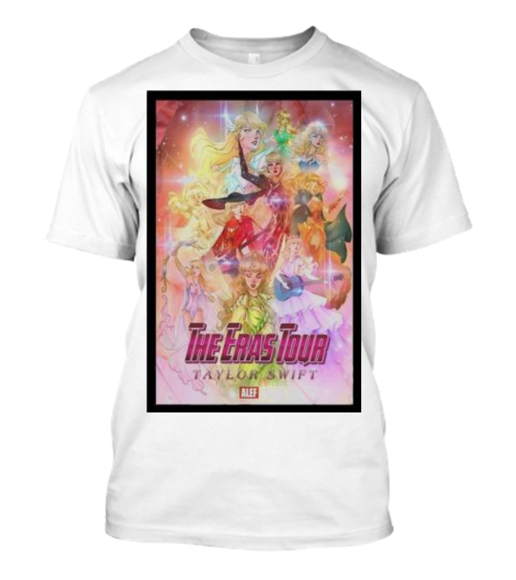The Eras Tour Taylor Swift Alef Anime Aesthetic T-Shirt