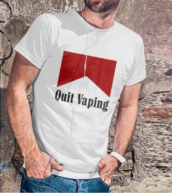 Marlboro Red Chevron Quit Vaping T-Shirt