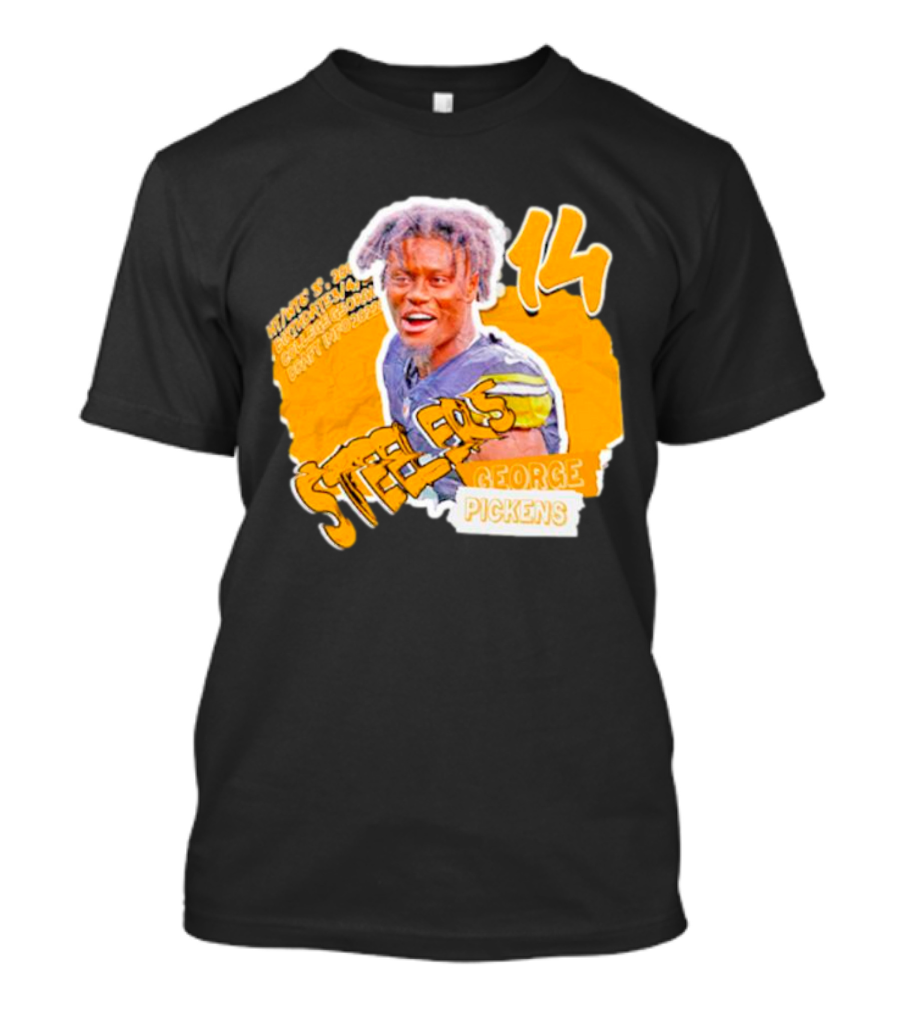 George Pickens Steelers 14 Football Player T-Shirt