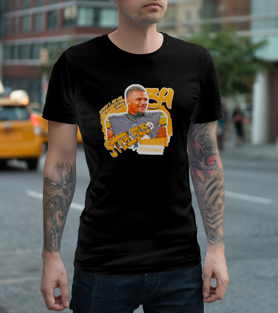 Minkah Fitzpatrick Steelers 39 Football Player Bright T-Shirt