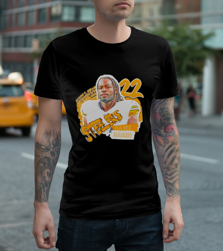 Najee Harris Steelers 22 Football T-Shirt