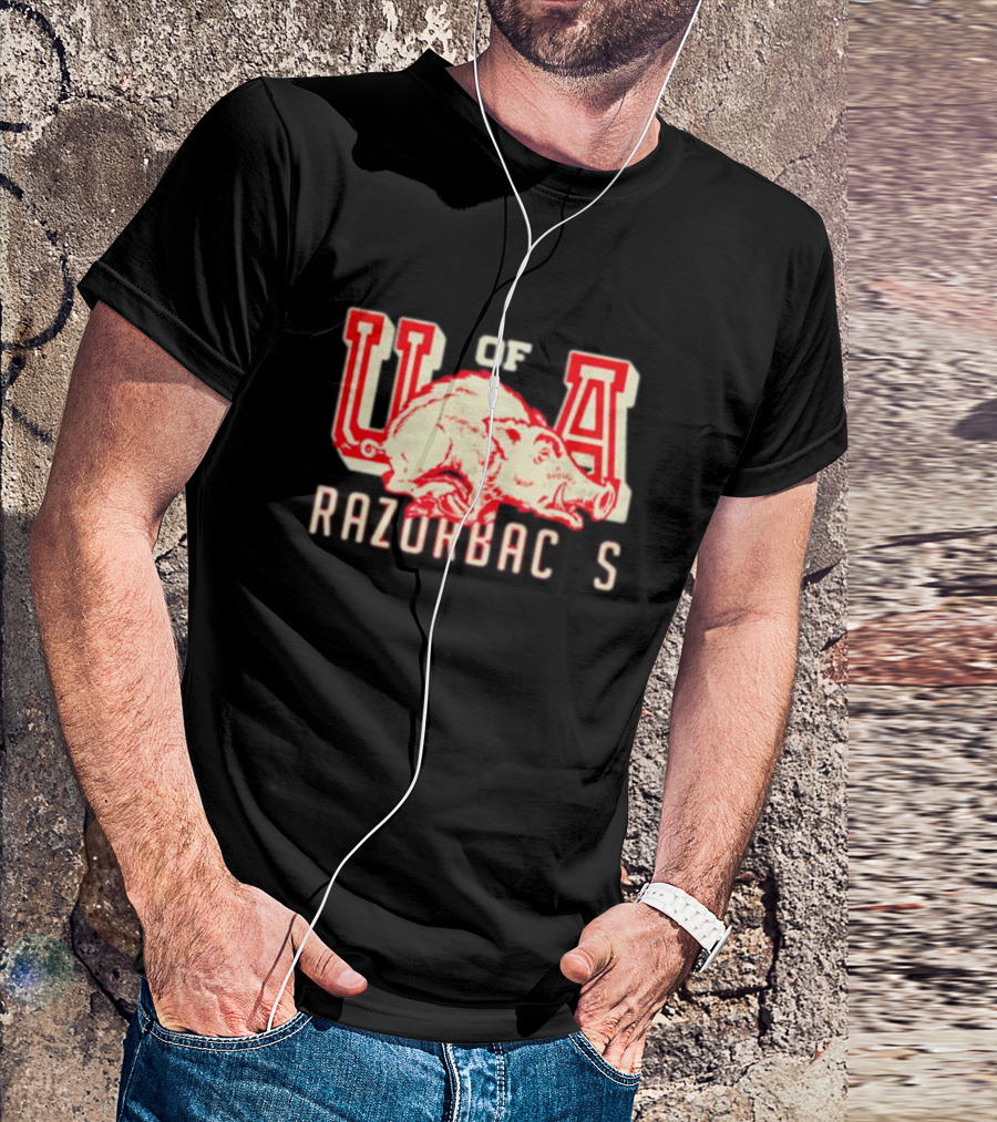 Arkansas Razorbacks UA Razorbacks USA T-Shirt
