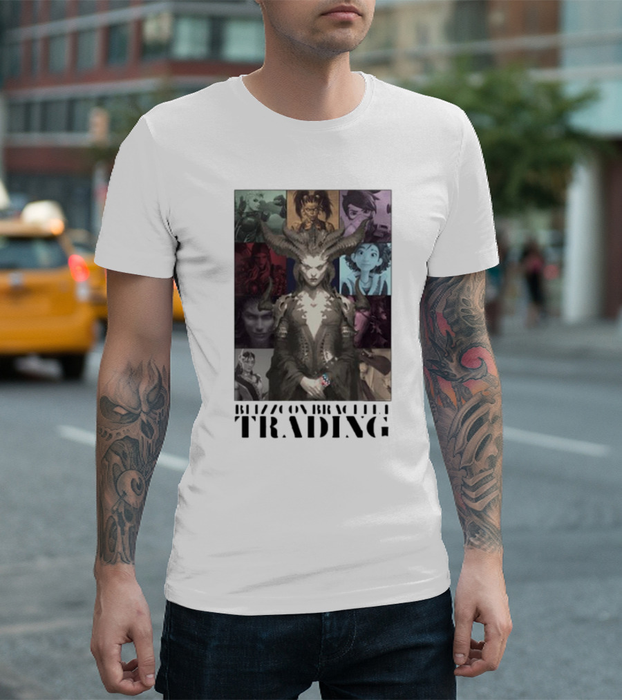 Blizzcon Bracelet Trading The Eras Tour Iconic Character Collage T-Shirt