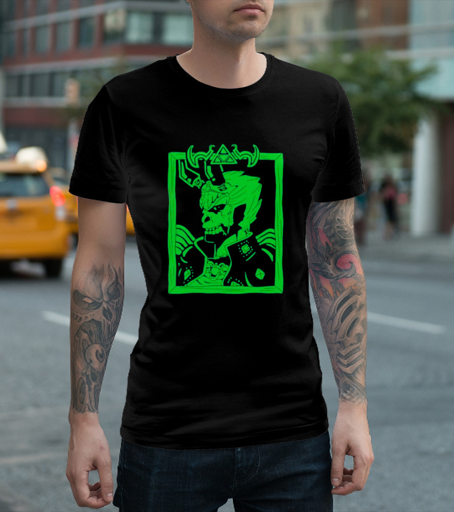 Glow In The Dark Ganondorf Triforce Frame T-Shirt