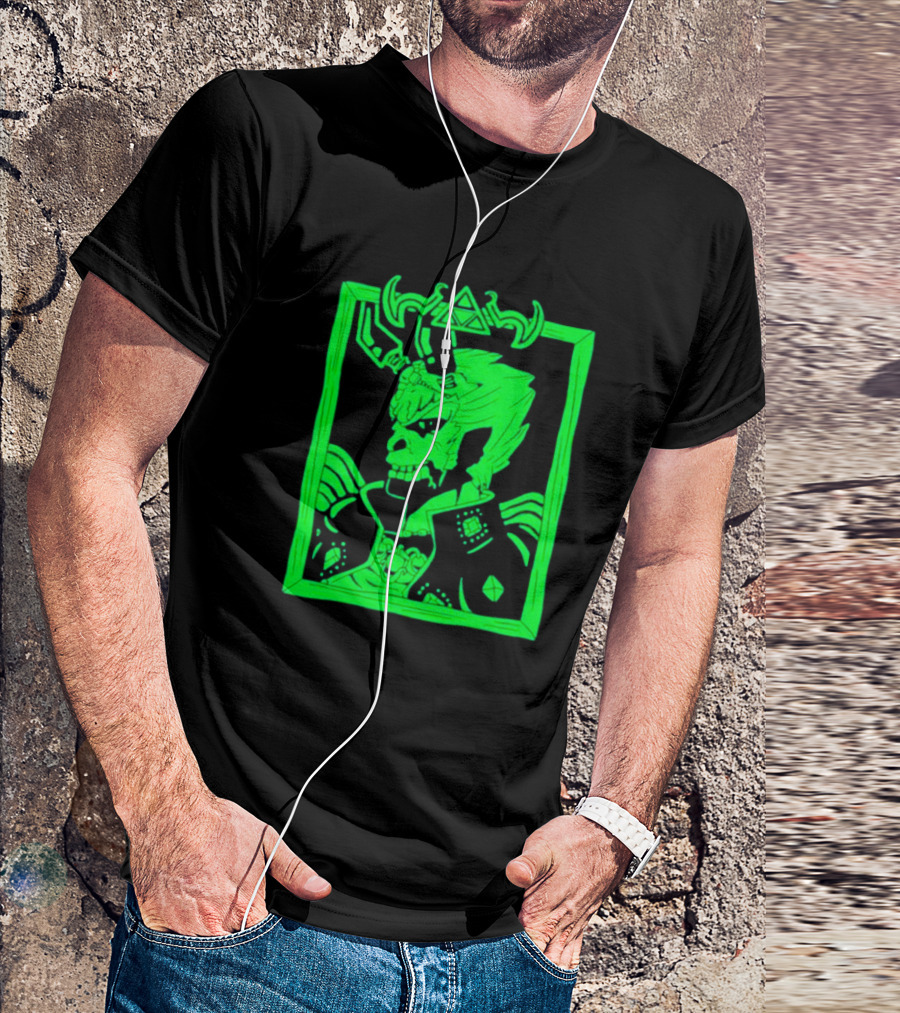 Glow In The Dark Ganondorf Triforce Frame T-Shirt
