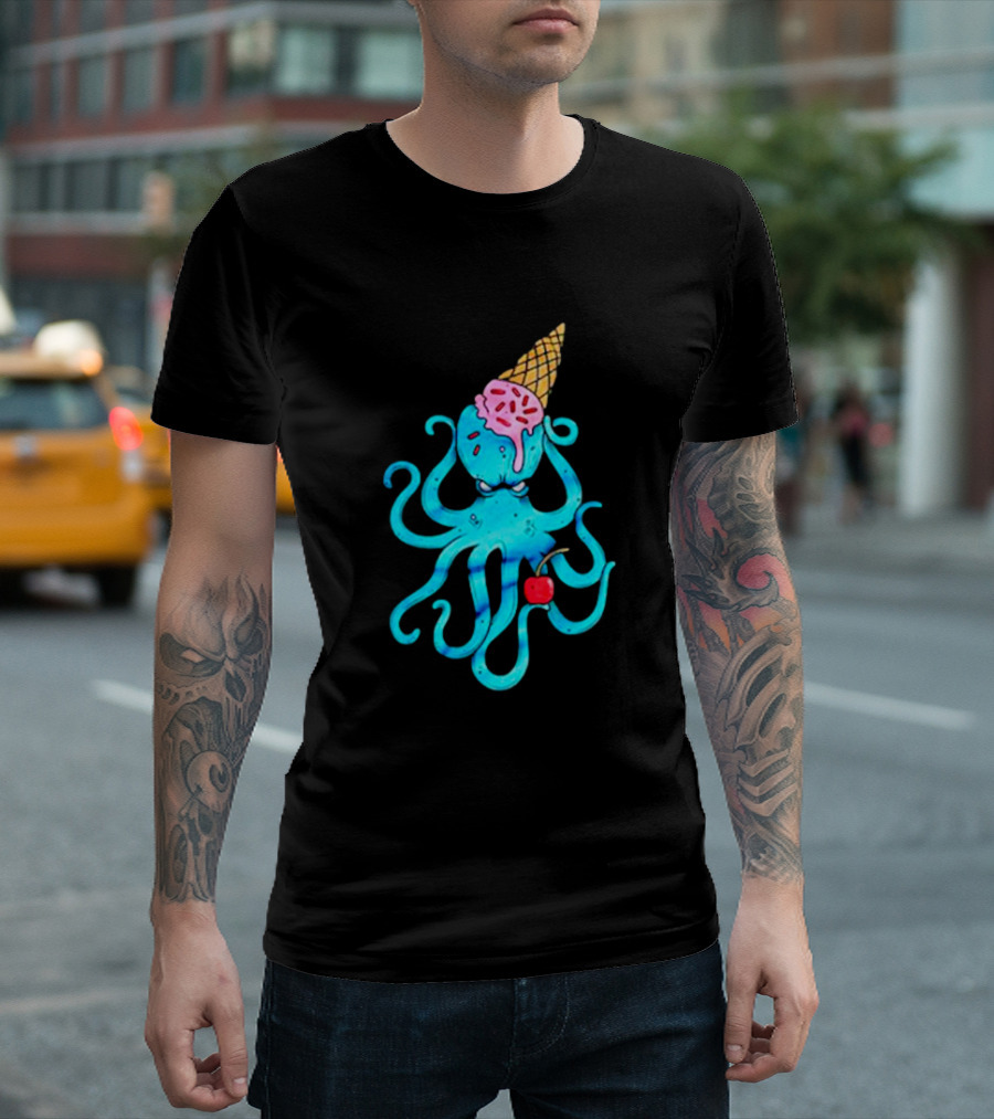 Mark Hoppus HMNIM Ice Cream Cone Octopus T-Shirt