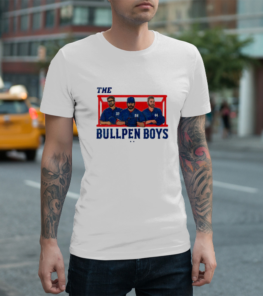 THE TEXAS RANGERS BULLPEN BOYS 33 54 44 T-Shirt