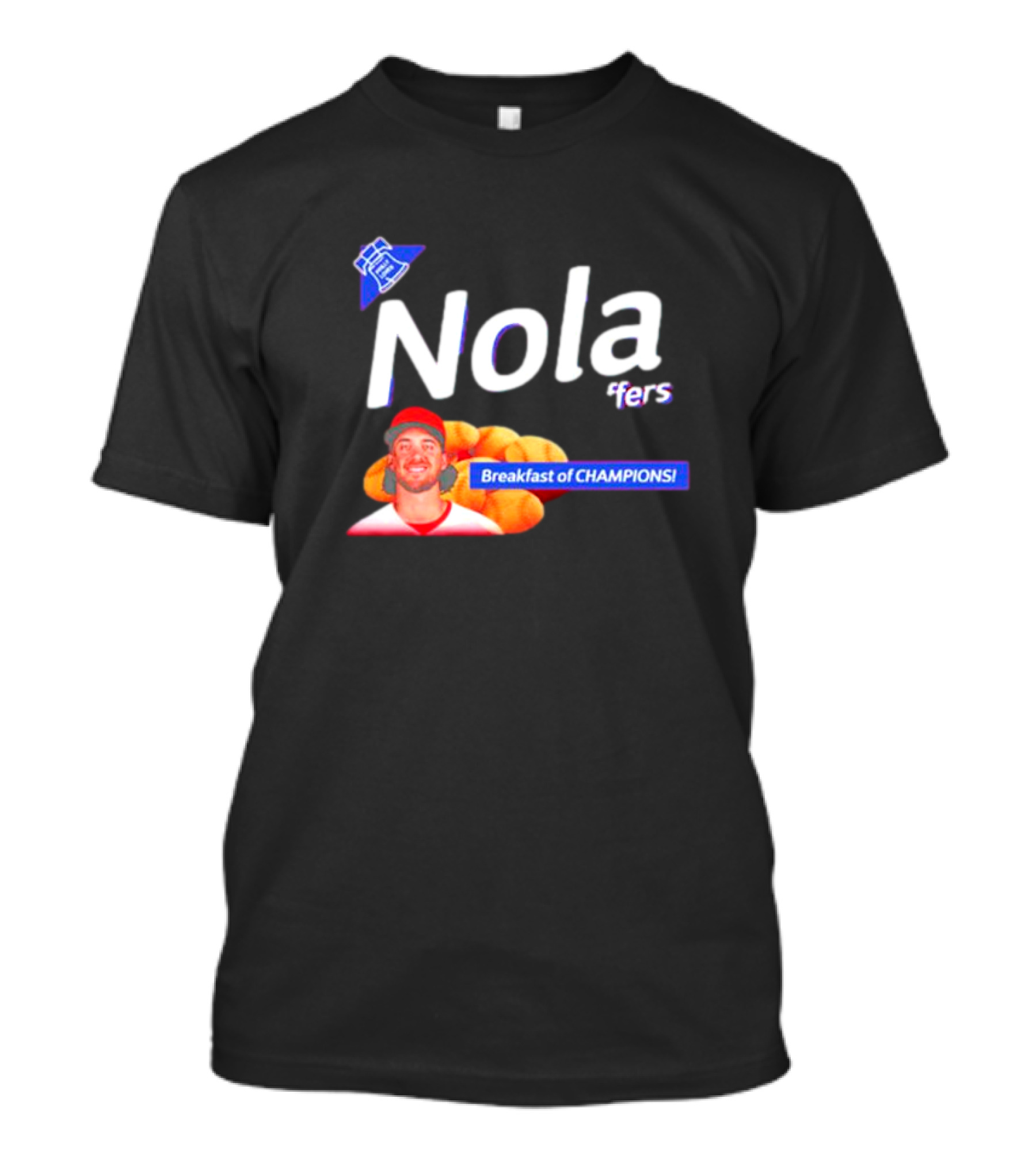 Aaron Nola Nola Breakfast Of Champions Whiffers T-Shirt