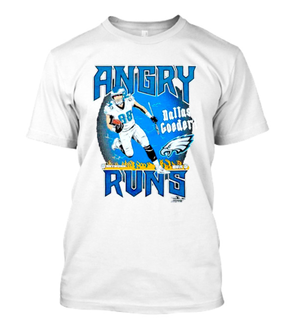 Angry Runs Dallas Goedert Philadelphia Eagles T-Shirt