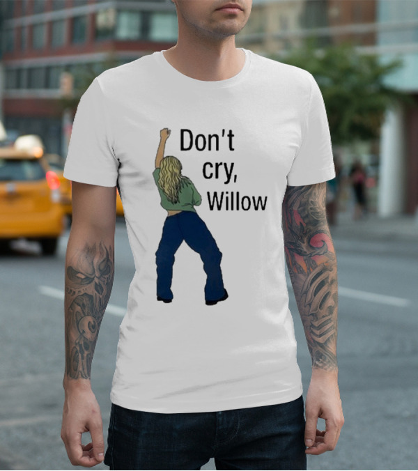 Don't Cry Willow Woman Dancing Back View T-Shirt
