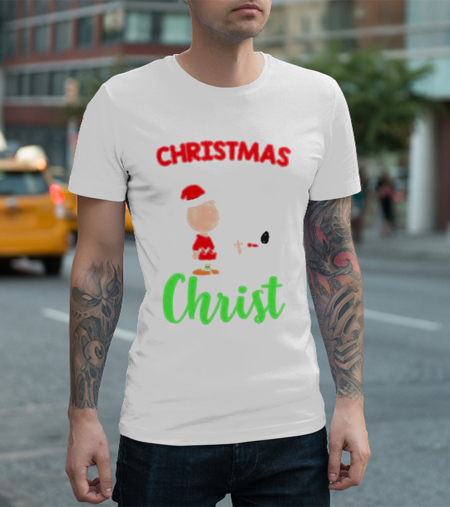 Charlie Brown Snoopy Christmas Christ T-Shirt