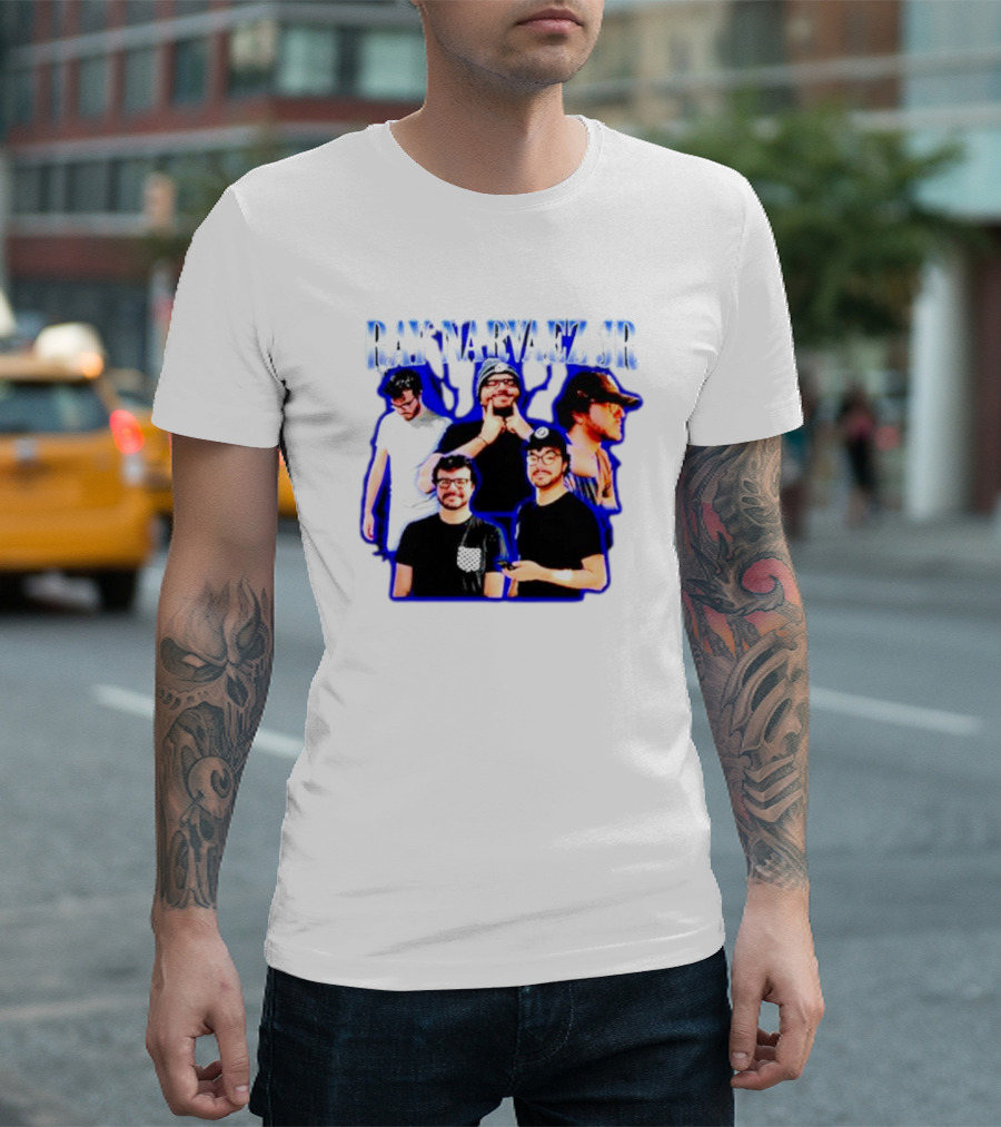 Ray Narvaez Jr Collage Of Five Poses T-Shirt