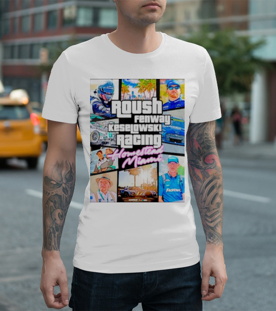 Roush Fenway Keselowski Racing Homestead Miami Fastenal T-Shirt