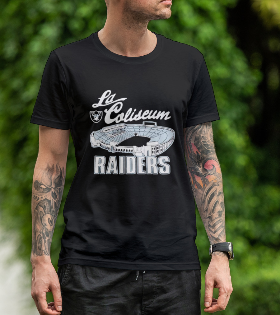 Los Angeles Memorial Coliseum Raiders Stadium T-Shirt