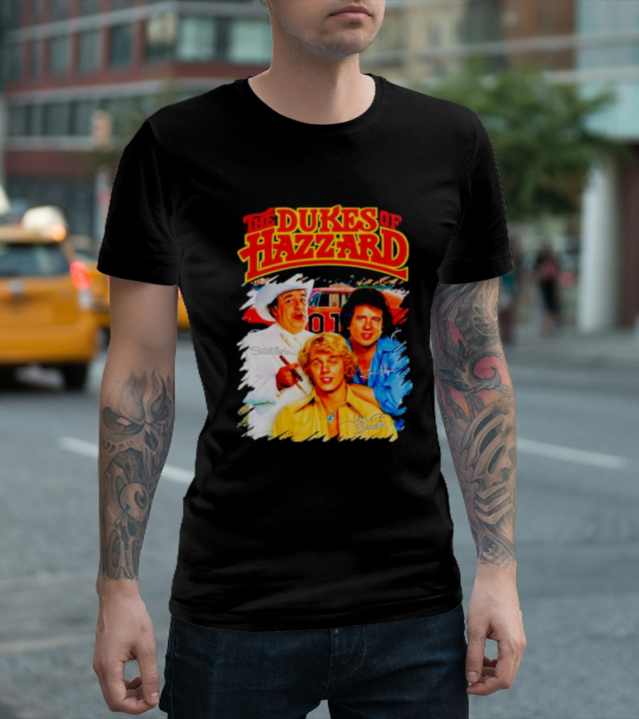 The Dukes Of Hazzard 01 Cast Signature T-Shirt