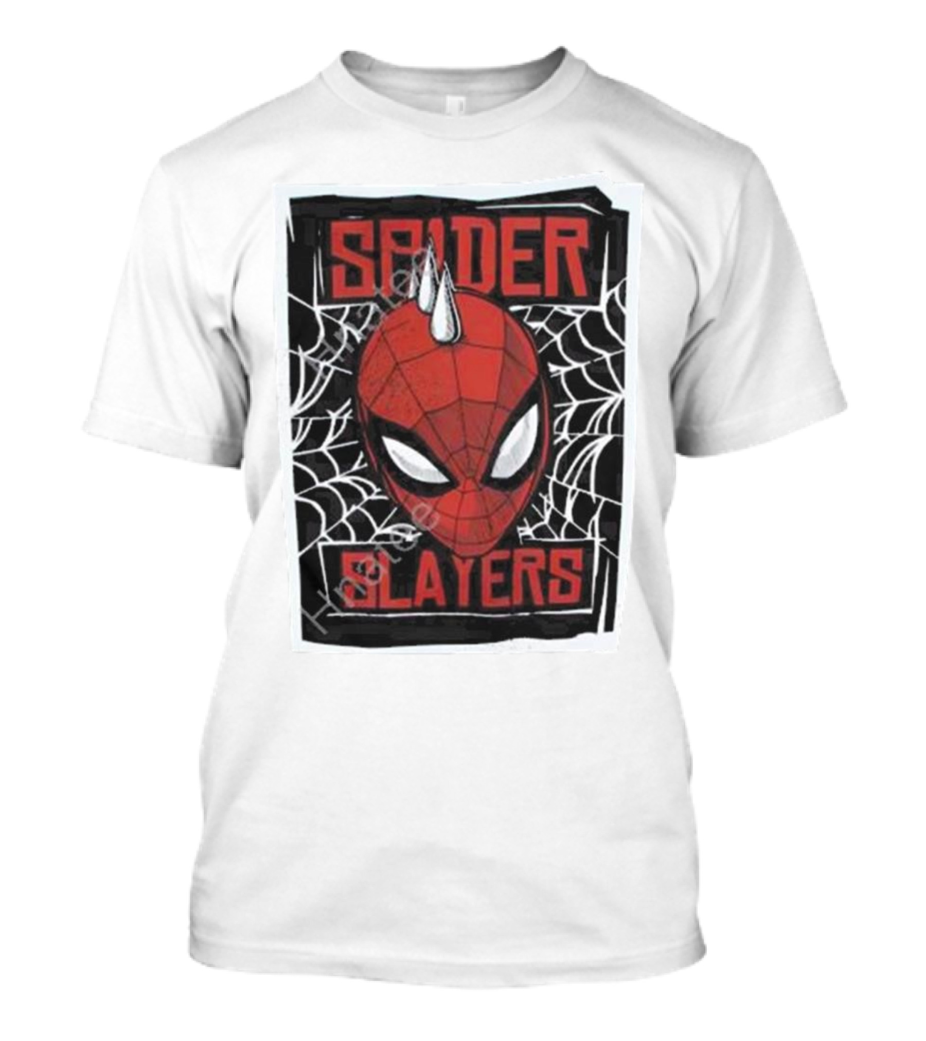 Spider Punk Merch Spider Slayers Web Head T-Shirt