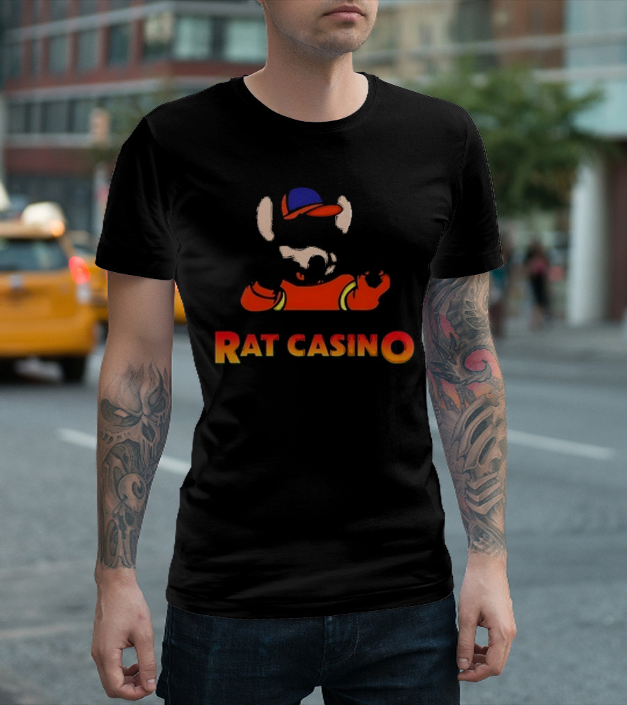 When I Die Bury Me At The Rat Casino Fun Dice Mascot T-Shirt