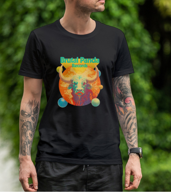 Brutal Panda Records Cosmic Taurus Planetary Aura T-Shirt