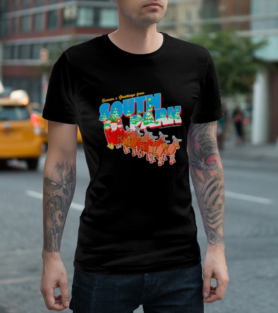 Season's Greetings from South Park Christmas Reindeer T-Shirt